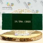 کارت عروسی پلکسی شیشه ای R120 TOIP - Image 2