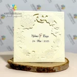 کارت عروسی R20 AVA متالایز گل لیزری - Image 2