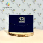 کارت عروسی R81 SINA جیر مخملی سرمه ای - Image 2