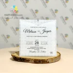 کارت عروسی مینیمال SE375 DANA - Image 3