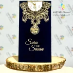 کارت عروسی SE393 NOYA جیر مخملی - Image 2