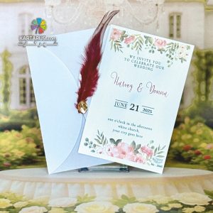 کارت عروسی کالکی SH3045 ADORE