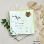 کارت عروسی مینیمال کد S2-1187 BETTY - Image 2