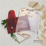 کارت عروسی جیر مخملی کد T069 - NOMI - Image 2
