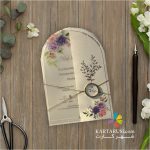 کارت عروسی طلقی مدل lana 334