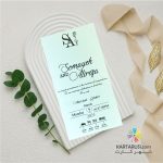 کارت عروسی خاص مدل هفتی liana 443