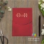کارت عروسی جیر مخملی raha 357