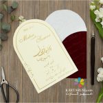 کارت عروسی جیر مخملی TR 744 ZERESHKI