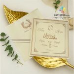 کارت عروسی مینیمال مدل TR 757