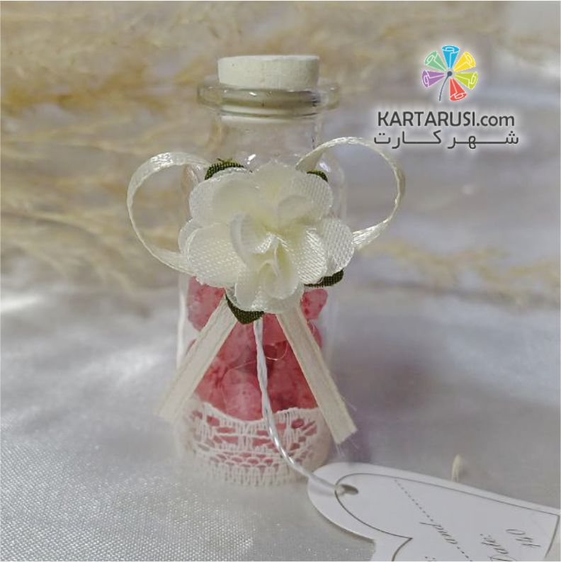 گیفت شیشه‌ای نبات رنگی   G532