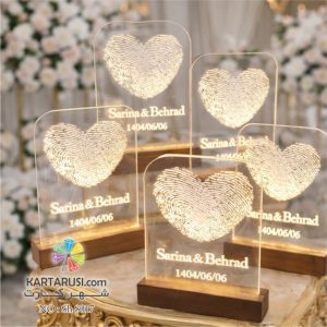 استند اثر انگشت عروس و داماد 8017