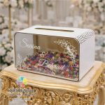 باکس هدایا پلکسی و چوب سفید 8015