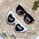 عینک عروس و داماد قلبی