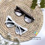 عینک عروس و داماد قلب مرواریدی شیک