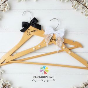 هنگر(چوب لباسی) عروس و داماد مدل A