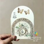 کارت عروسی فانتزی آبرنگی مدل E3