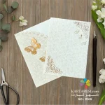 کارت عروسی ساده مدل E309